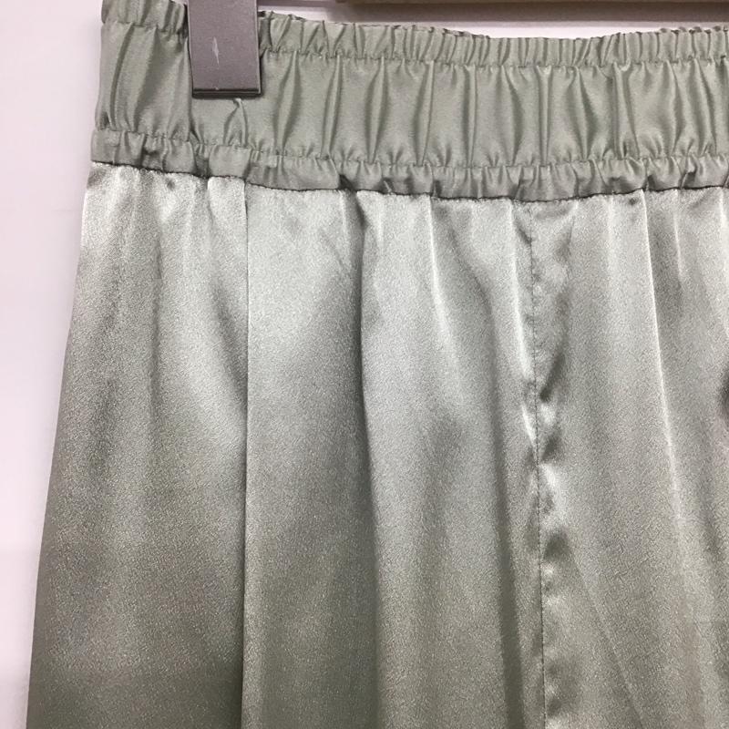 ジャーナルスタンダード JOURNAL STANDARD パンツ ワークパンツ、ペインターパンツ 20-030-400-7010-3-0 ストレートパンツ ワイドパンツ 38 無地 緑 / グリーン /  レディース USED 古着 中古 10132665