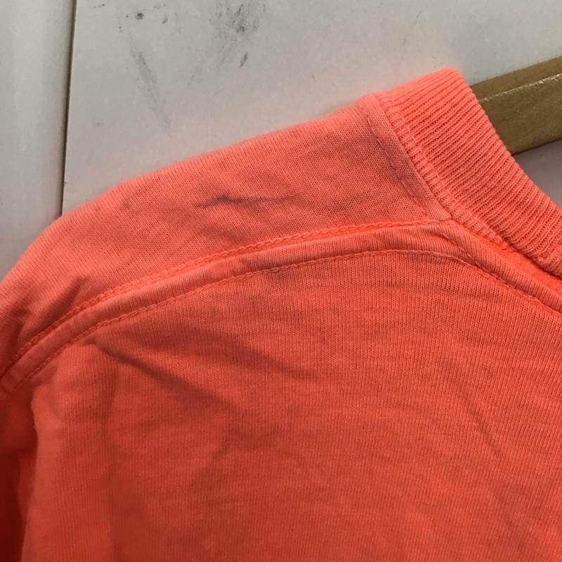 エロスティカ EROSTiKA Tシャツ 半袖 クルーネック コットン XL プリント 橙 / オレンジ /  メンズ USED 古着 中古 10123368