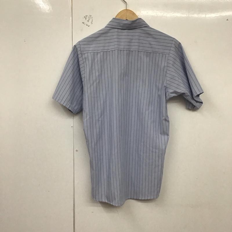レッドキャップ RED KAP シャツ、ブラウス 半袖 半袖シャツ ストライプシャツ ポケットシャツ S ストライプ 水色 / ライトブルー /  メンズ USED 古着 中古 10129259