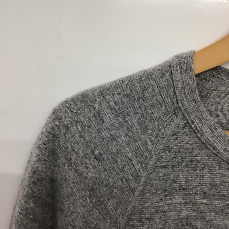 ハリウッドランチマーケット H.R MARKET カットソー 七分袖 七分丈カットソー クルーネックカットソー ラグラン 2 無地 灰 / グレー /  メンズ USED 古着 中古 10147590