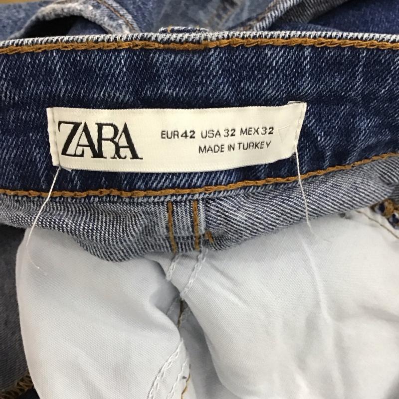 ザラ ZARA パンツ デニム、ジーンズ 0905 380 407 ストレッチ ダメージ加工 青 / ブルー /  メンズ USED 古着 中古 10119201