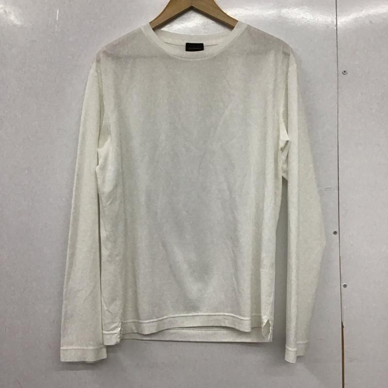 グリーンレーベルリラクシング green label relaxing Tシャツ 長袖 3212-175-3030 オーガニックポンチクルーネックTシャツ S 無地 白 / ホワイト /  メンズ USED 古着 中古 10148261