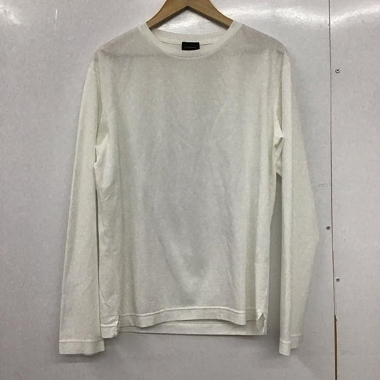 グリーンレーベルリラクシング green label relaxing Tシャツ 長袖 3212-175-3030 オーガニックポンチクルーネックTシャツ S 無地 白 / ホワイト /  メンズ USED 古着 中古 10148261