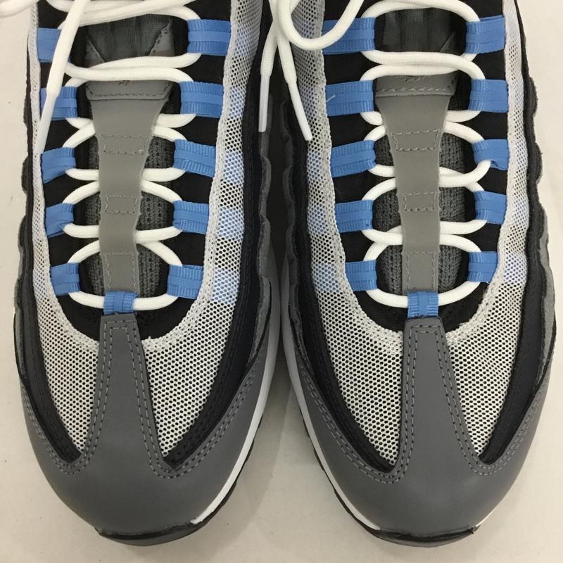 ナイキ NIKE スニーカー スニーカー DM0011 003 AIR MAX 95 28cm 箱有 28.0cm ロゴ、文字 白 / ホワイト / X 灰 / グレー / X 青 / ブルー /  メンズ USED 古着 中古 10128879