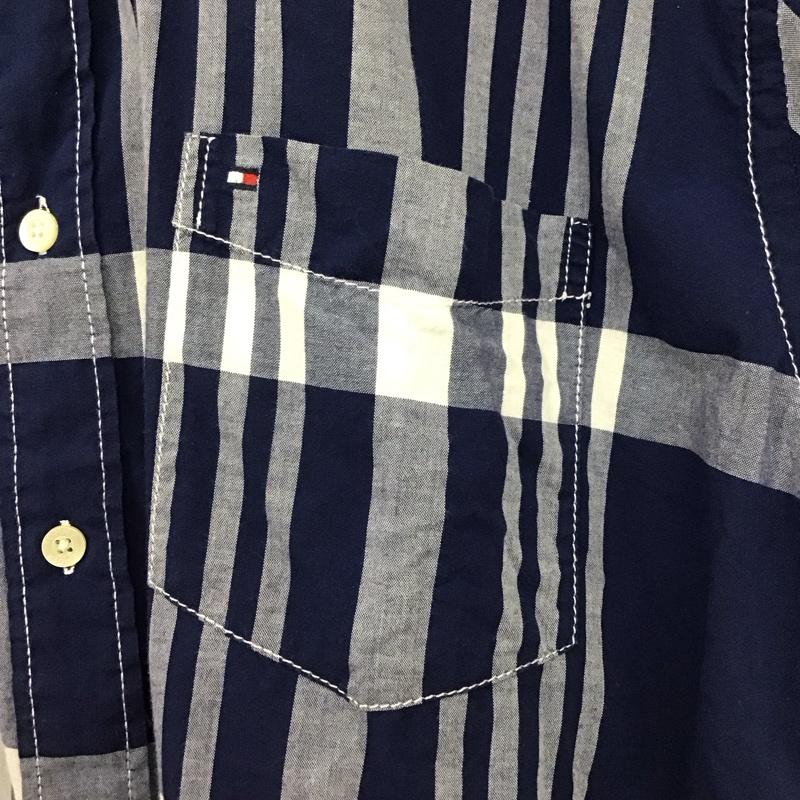 トミーヒルフィガー TOMMY HILFIGER シャツ、ブラウス 半袖 半袖シャツ チェックシャツ カラーシャツ L チェック マルチカラー / マルチカラー /  メンズ USED 古着 中古 10150867