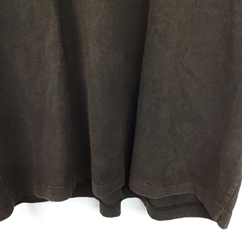 アベイシングエイプ A BATHING APE Tシャツ 半袖 半袖カットソー プリントTシャツ クルーネックカットソー L ロゴ、文字 茶 / ブラウン /  メンズ USED 古着 中古 10132086