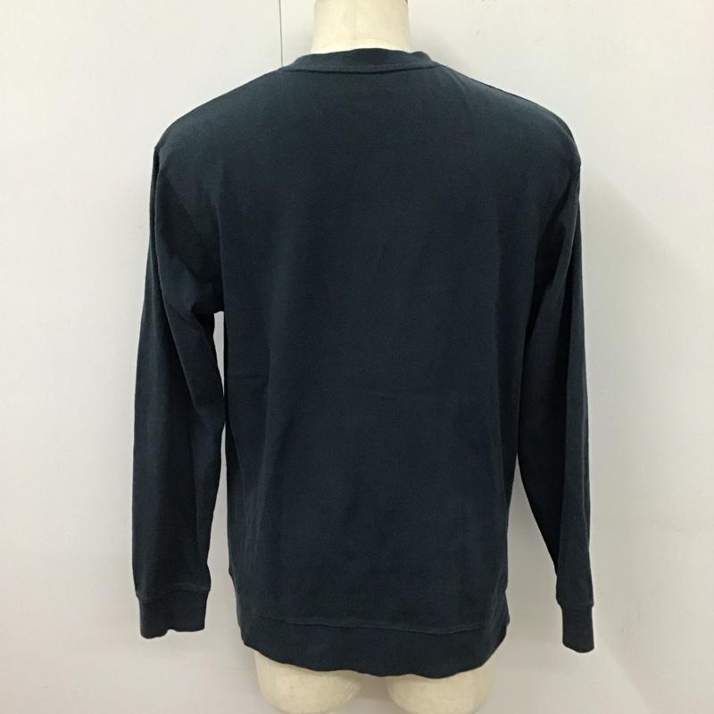 ディッキーズ Dickies カットソー 長袖 長袖カットソー クルーネックカットソー ロングスリーブカットソー プリントTシャツ M ロゴ、文字 緑 / グリーン /  メンズ USED 古着 中古 10118992