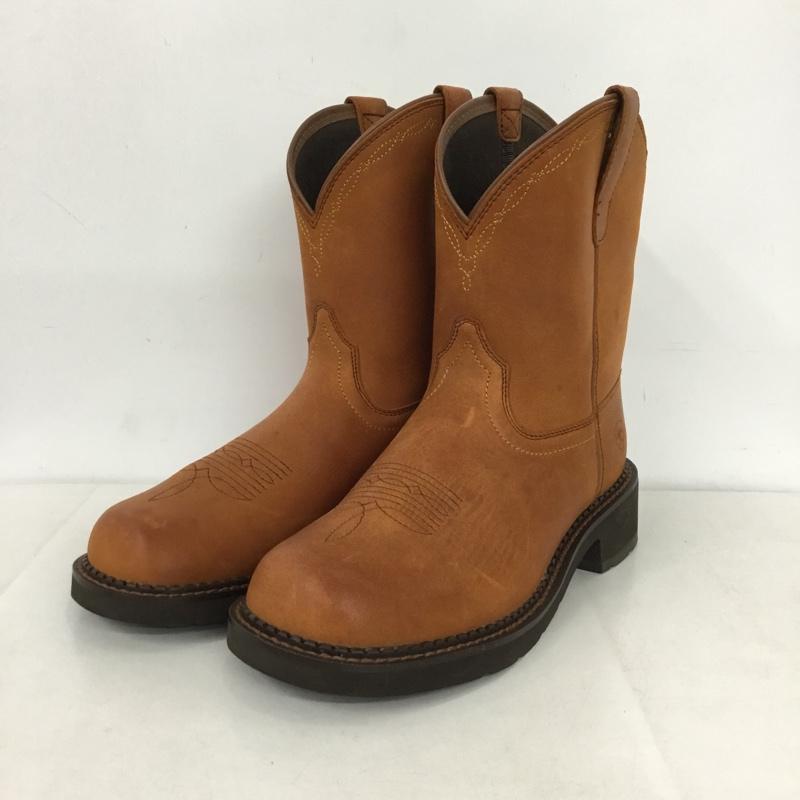 古着 USED ブーツ ショートブーツ ARIAT 10038308 Fatbaby Lagacy UK5.5 ワンポイント 茶 / ブラウン /  レディース USED 古着 中古 10144315