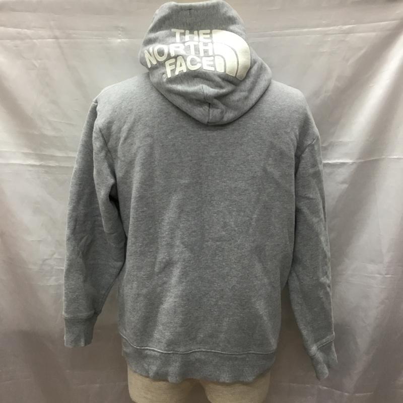 ザノースフェイス THE NORTH FACE パーカー 長袖 nt11530 REARVIEWFULLZIPHOODIE ジップアップパーカー 長袖パーカー フード付きパーカー M ロゴ、文字 灰 / グレー /  メンズ USED 古着 中古 10116122