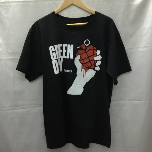 古着 USED Tシャツ 半袖 半袖カットソー プリントTシャツ クルーネックカットソー バンドTシャツ L プリント 黒 / ブラック /  メンズ USED 古着 中古 10106932