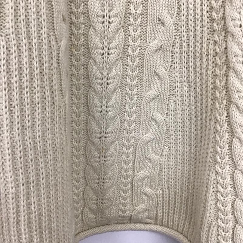 サマンサモスモス Samansa Mos2 ニット、セーター 長袖 長袖ニットカットソー クルーネック セーター FREE  アイボリー / アイボリー /  レディース USED 古着 中古 10147630