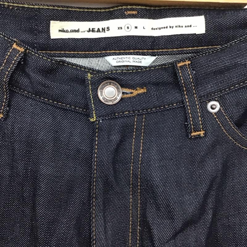 ニコアンド niko and... パンツ デニム、ジーンズ S 無地 インディゴ / インディゴ /  レディース USED 古着 中古 10130820