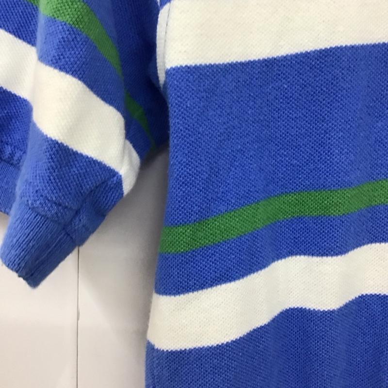 トミーヒルフィガー TOMMY HILFIGER ポロシャツ 半袖 半袖ポロシャツ 半袖カットソー カラーシャツ L ボーダー柄 マルチカラー / マルチカラー /  メンズ USED 古着 中古 10130145