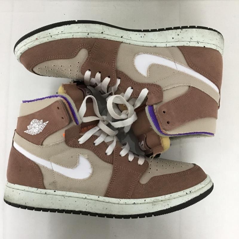 ナイキ NIKE スニーカー スニーカー CT0978-201 AIR JORDAN 1 ZOOM AIR CMFT 28cm 28.0cm ロゴ、文字 茶 / ブラウン /  メンズ USED 古着 中古 10129547