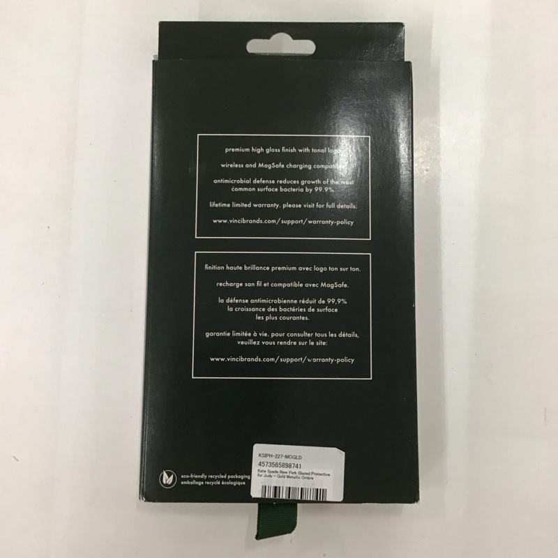 ケイトスペード Kate Spade ファッション小物 ファッション小物 KSIPH-227-MOGLD iPhone14 Pro Gold Metallic Ombre iPhoneケース ロゴ、文字 金 / ゴールド /  レディース USED 古着 中古 10124297
