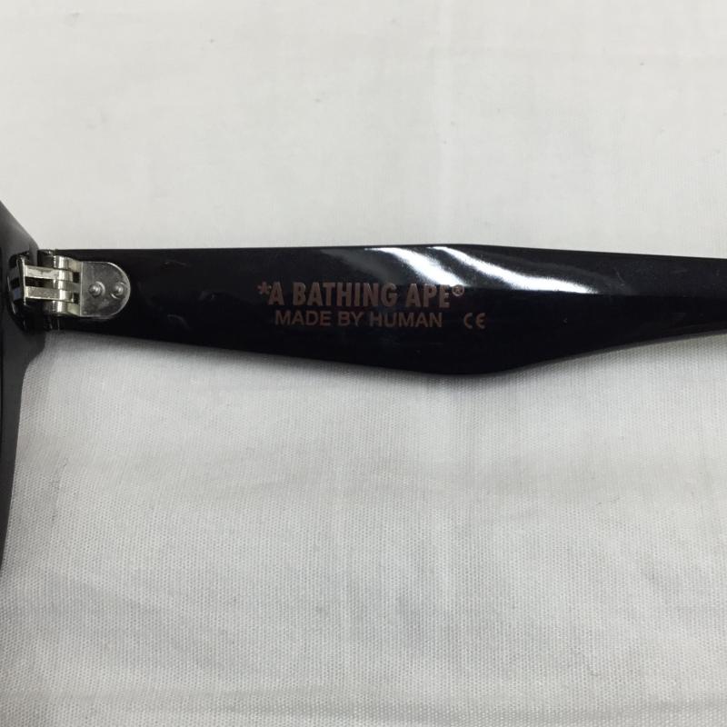 アベイシングエイプ A BATHING APE めがね・サングラス サングラス SHARK EYEWEAR シャーク　サングラス　アベイシングエイプ 総柄 X カモフラージュ柄・迷彩 黒 / ブラック /  メンズ USED 古着 中古 10120972