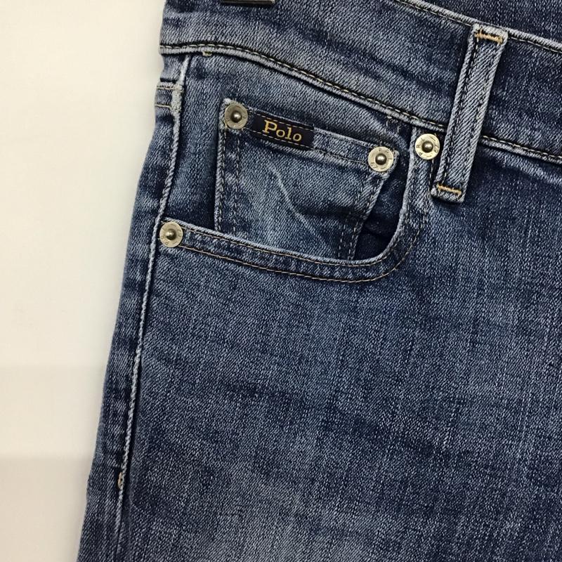 ポロラルフローレン POLO RALPH LAUREN パンツ デニム、ジーンズ 27インチ 無地 水色 / ライトブルー /  レディース USED 古着 中古 10142914