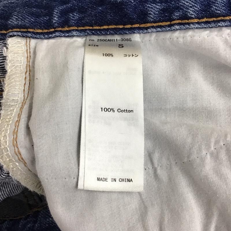 アズールバイマウジー AZUL BY MOUSSY パンツ デニム、ジーンズ 250CAH11-308G PATCHWORK DENIM STRAIGHT S 無地 青 / ブルー /  レディース USED 古着 中古 10119385