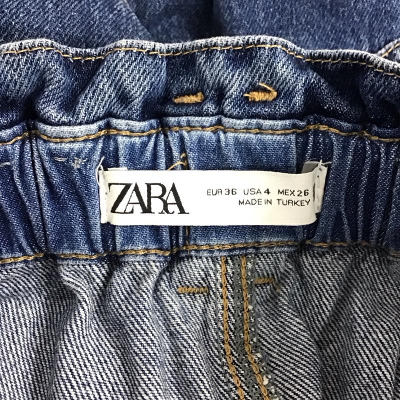 ザラ ZARA パンツ デニム、ジーンズ 5862 152 407 テーパード 無地 青 / ブルー /  レディース USED 古着 中古 10122040