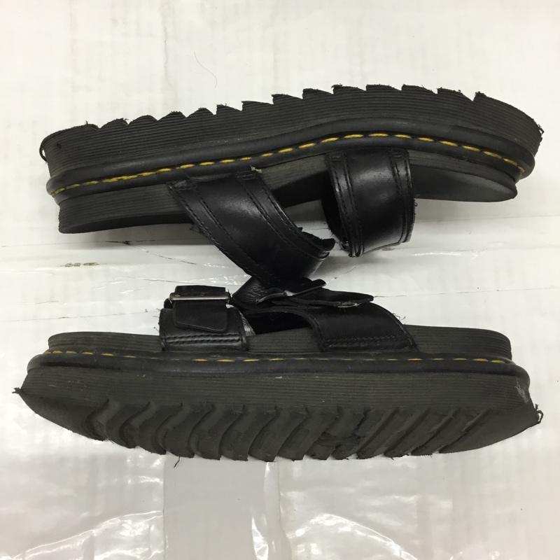 ドクターマーチン Dr.Martens サンダル サンダル MYLES シャークソール UK6 レザーサンダル AW006 US：8 無地 黒 / ブラック /  レディース USED 古着 中古 10119085