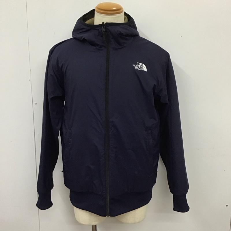ザノースフェイス THE NORTH FACE ジャケット、上着 ジャンパー、ブルゾン NT62186 リバーシブルテックエアーフーディ ジップアップパーカー L ロゴ、文字 カーキ / カーキ / X 紺 / ネイビー /  メンズ USED 古着 中古 10112484