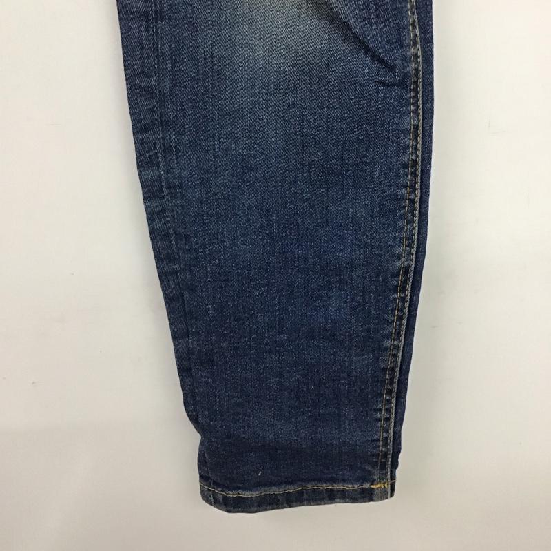 ザラ ZARA パンツ デニム、ジーンズ デニムパンツ スリムパンツ カジュアルパンツ ストレッチパンツ 40インチ ダメージ加工 インディゴ / インディゴ /  メンズ USED 古着 中古 10147079