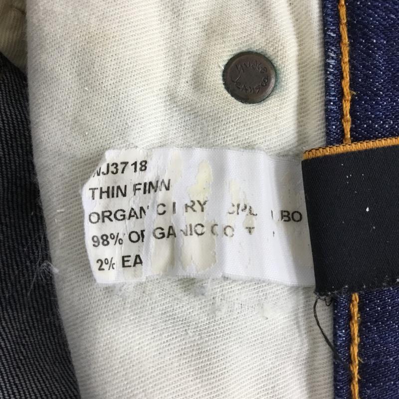 ヌーディージーンズ Nudie Jeans パンツ デニム、ジーンズ デニムパンツ スリムパンツ ストレッチパンツ ジーンズ 33インチ 無地 インディゴ / インディゴ /  メンズ USED 古着 中古 10117104