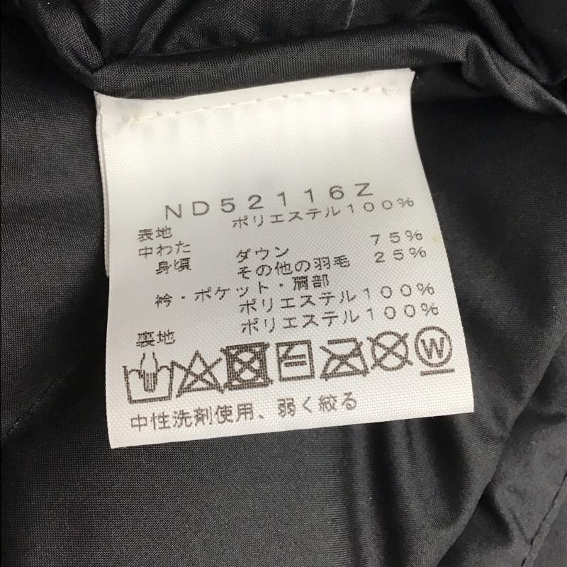 ザノースフェイス THE NORTH FACE ベスト ベスト nd52116z ダウンベスト ジップアップジャケット ノースリーブカットソー S ロゴ、文字 黒 / ブラック /  メンズ USED 古着 中古 10146964