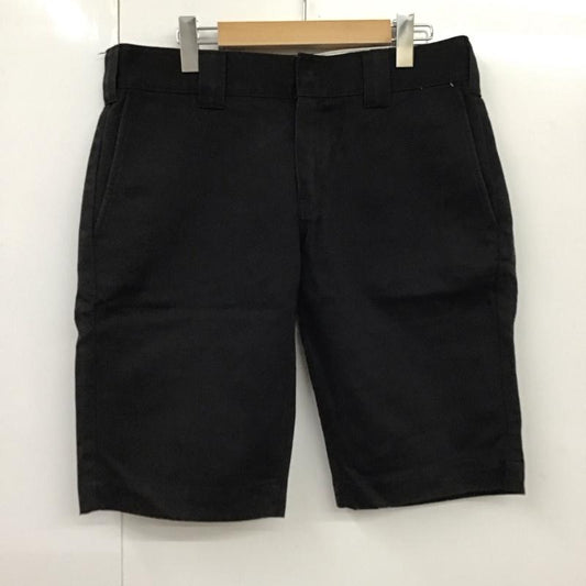 ディッキーズ Dickies パンツ ショートパンツ ショートパンツ ハーフパンツ カジュアルパンツ 32インチ 無地 黒 / ブラック /  メンズ USED 古着 中古 10116558
