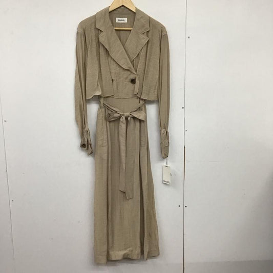 スナイデル SNIDEL コート トレンチコート swfc201006 シアートレンチコート ONE SIZE 無地 ベージュ / ベージュ /  レディース USED 古着 中古 10150649