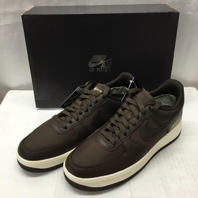 ナイキ NIKE スニーカー スニーカー CT2858 201 AIR FORCE 1 GTX GORE-TEX 27.5cm 箱有 27.5cm ロゴ、文字 ダークブラウン / ダークブラウン /  メンズ USED 古着 中古 10111976