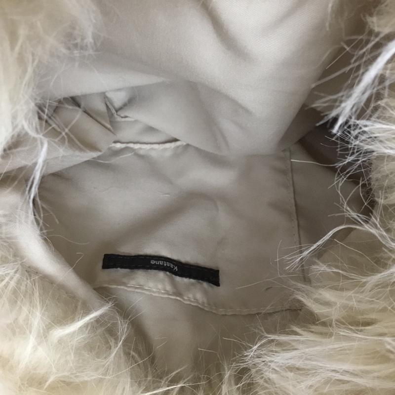 カスタネ Kastane ショルダーバッグ ショルダーバッグ ロングファーバッグ フェイクファー 無地 アイボリー / アイボリー /  レディース USED 古着 中古 10142841