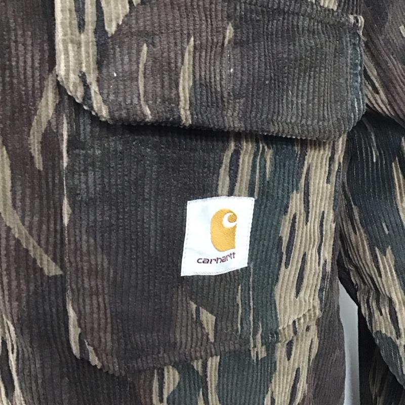 カーハート Carhartt ジャケット、上着 ジャケット、ブレザー I028827 コーデュロイ WHITSOME SHIRT JACKET シャツジャケット M カモフラージュ柄・迷彩 マルチカラー / マルチカラー /  メンズ USED 古着 中古 10123526