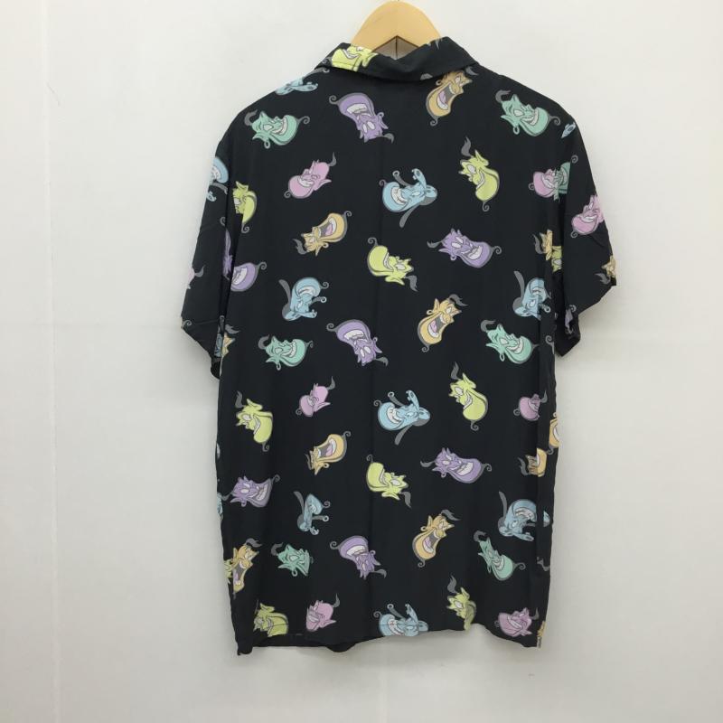 ユーズドクロージング used clothes シャツ、ブラウス 半袖 Disney RESORT アラジン　ジーニー L 総柄 黒 / ブラック / X 黄 / イエロー / X 橙 / オレンジ / X 桃 / ピンク / X 紫 / パープル / X 緑 / グリーン / X 水色 / ライトブルー /  メンズ USED 古着 中古 10130226