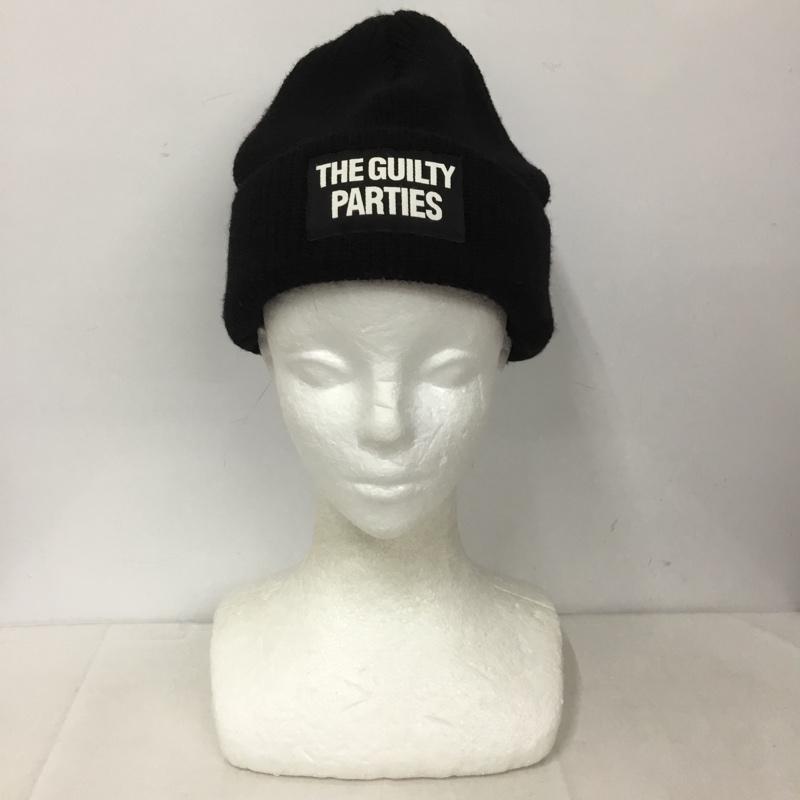 ワコマリア WACKO MARIA 帽子 ニット帽 14AW-CAP-02 ウール ロゴ、文字 黒 / ブラック /  メンズ USED 古着 中古 10142796