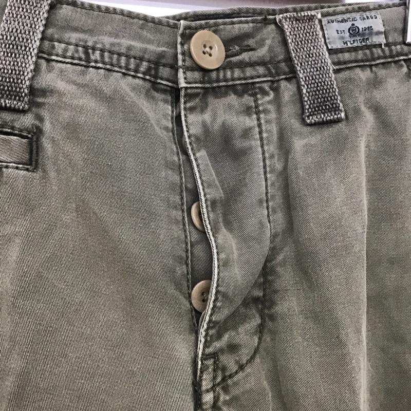 トミーヒルフィガー TOMMY HILFIGER パンツ ワークパンツ、ペインターパンツ 32インチ 無地 カーキ / カーキ /  メンズ USED 古着 中古 10146829