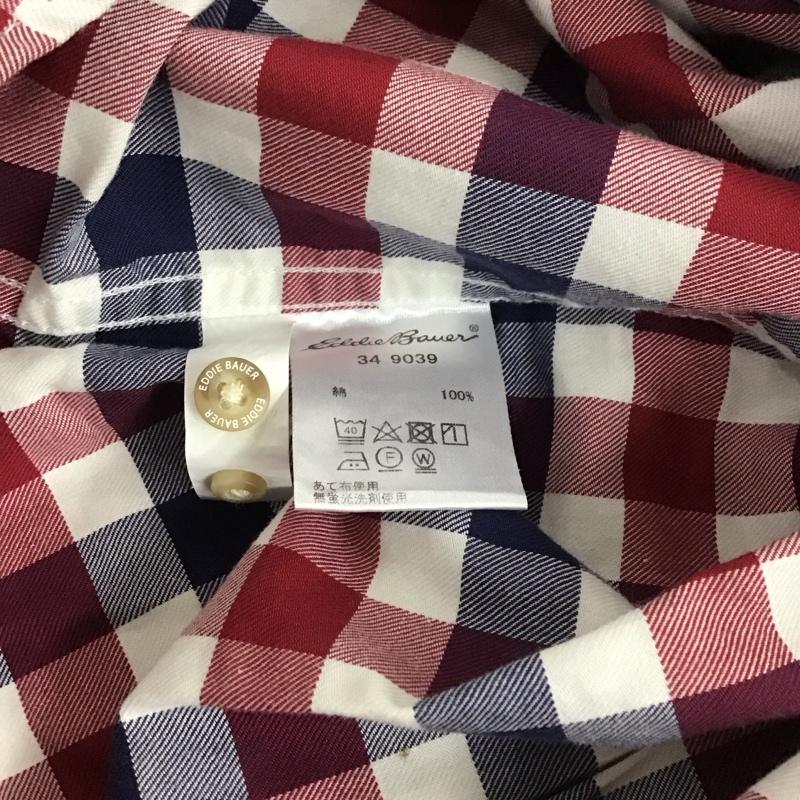 エディーバウアー Eddie Bauer シャツ、ブラウス 半袖 半袖シャツ チェックシャツ ボタンダウンシャツ S チェック マルチカラー / マルチカラー /  メンズ USED 古着 中古 10111119