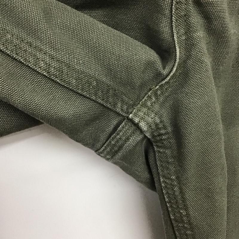 カーハート Carhartt パンツ ワークパンツ、ペインターパンツ ワイドパンツ カジュアルパンツ ワークパンツ 34 ロゴ、文字 カーキ / カーキ /  メンズ USED 古着 中古 10148567