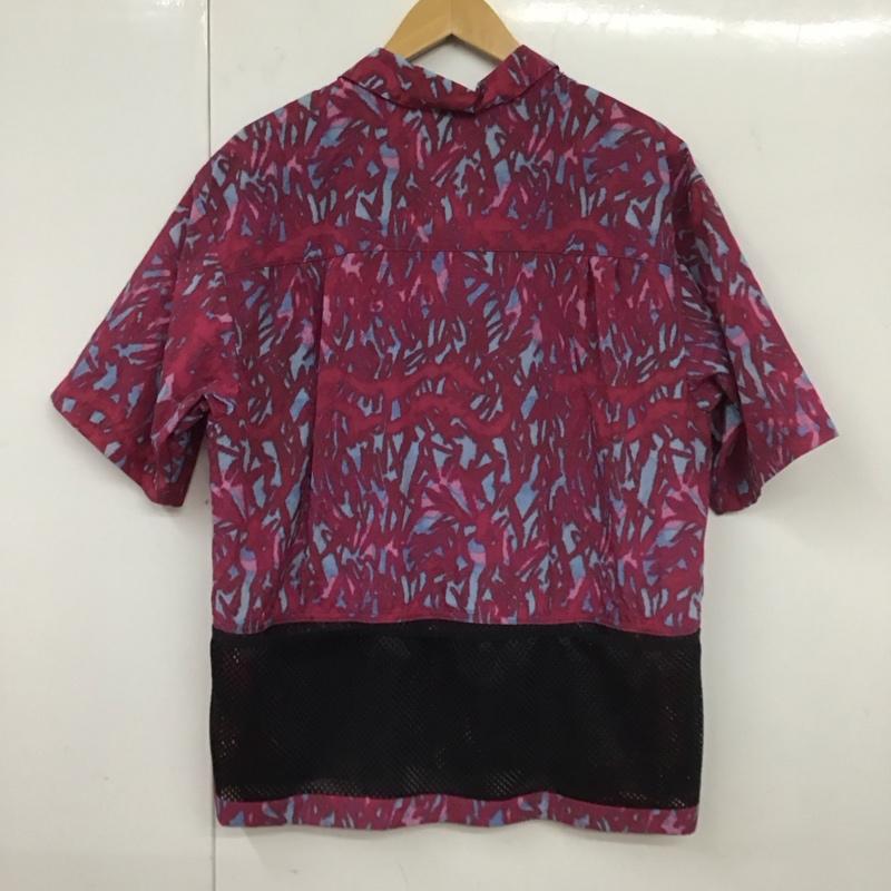 ナイキ エィシージー NIKE ACG シャツ、ブラウス 半袖 半袖シャツ ジップアップシャツ カラープリントシャツ M プリント マルチカラー / マルチカラー /  メンズ USED 古着 中古 10131251