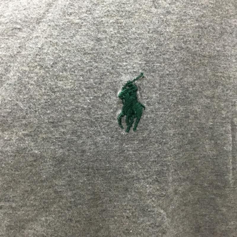 ポロラルフローレン POLO RALPH LAUREN カットソー 半袖 半袖カットソー プリントTシャツ クルーネックカットソー XXL ロゴ、文字 灰 / グレー /  メンズ USED 古着 中古 10114127