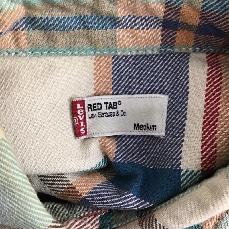 リーバイス Levi s シャツ、ブラウス 長袖 長袖シャツ カラーシャツ ポケットシャツ 長袖カットソー チェックシャツ M チェック マルチカラー / マルチカラー /  メンズ USED 古着 中古 10123966