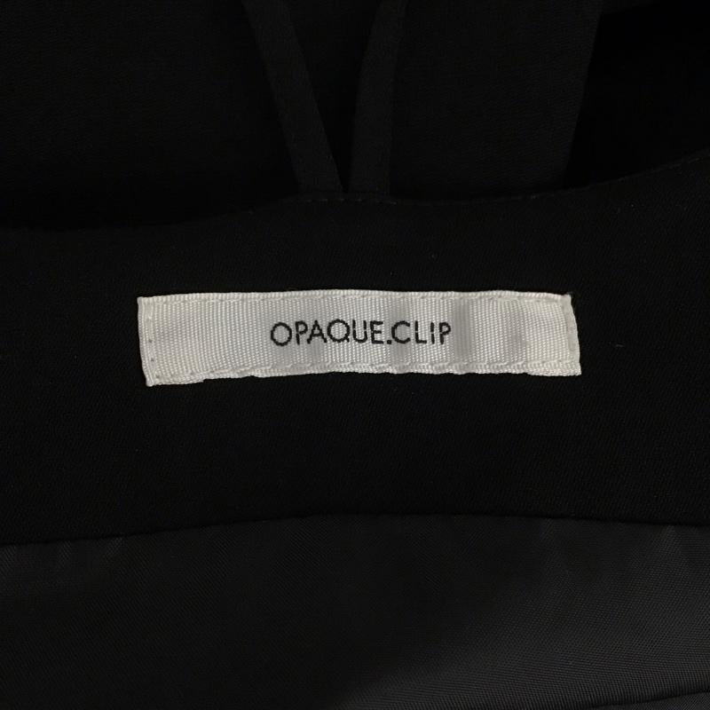オペークドットクリップ OPAQUE.CLIP ワンピース ロングスカート M 無地 黒 / ブラック /  レディース USED 古着 中古 10121152