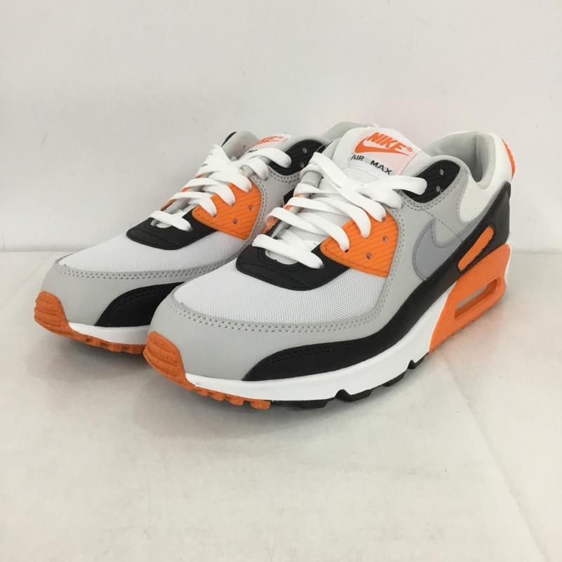 ナイキ NIKE スニーカー スニーカー DH8010-108 W AIR MAX 90 29cm 29.0cm ロゴ、文字 白 / ホワイト / X 黒 / ブラック / X 灰 / グレー / X 橙 / オレンジ /  メンズ USED 古着 中古 10134625