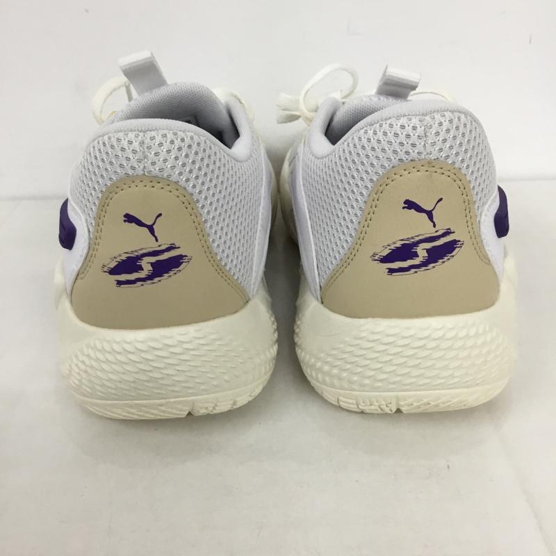 プーマ PUMA スニーカー スニーカー 378052-05 Cout Rider Chaos Slash 28cm 箱有 28.0cm ワンポイント 白 / ホワイト / X 紫 / パープル /  メンズ USED 古着 中古 10131045