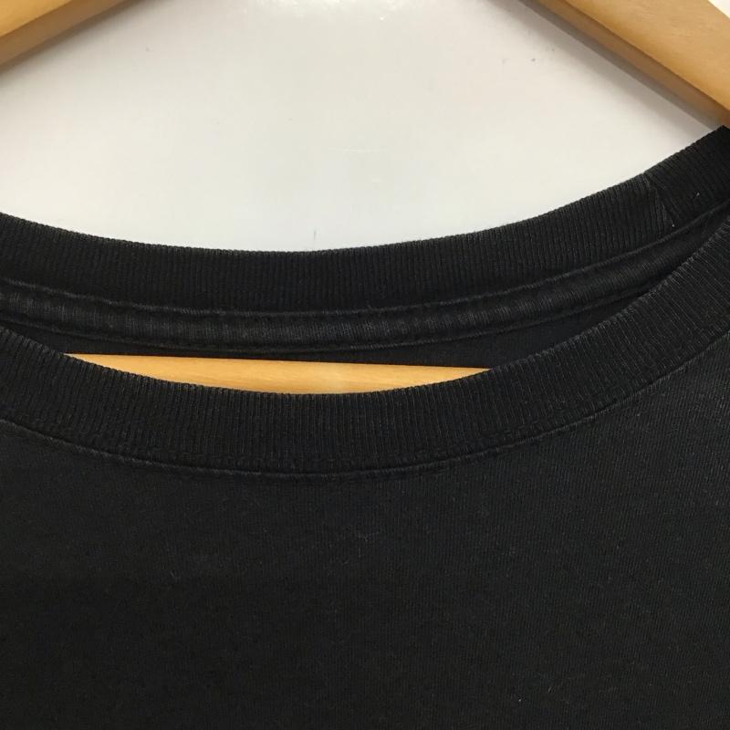 古着 USED Tシャツ 半袖 半袖カットソー プリントTシャツ クルーネックカットソー L プリント 黒 / ブラック /  メンズ USED 古着 中古 10132314