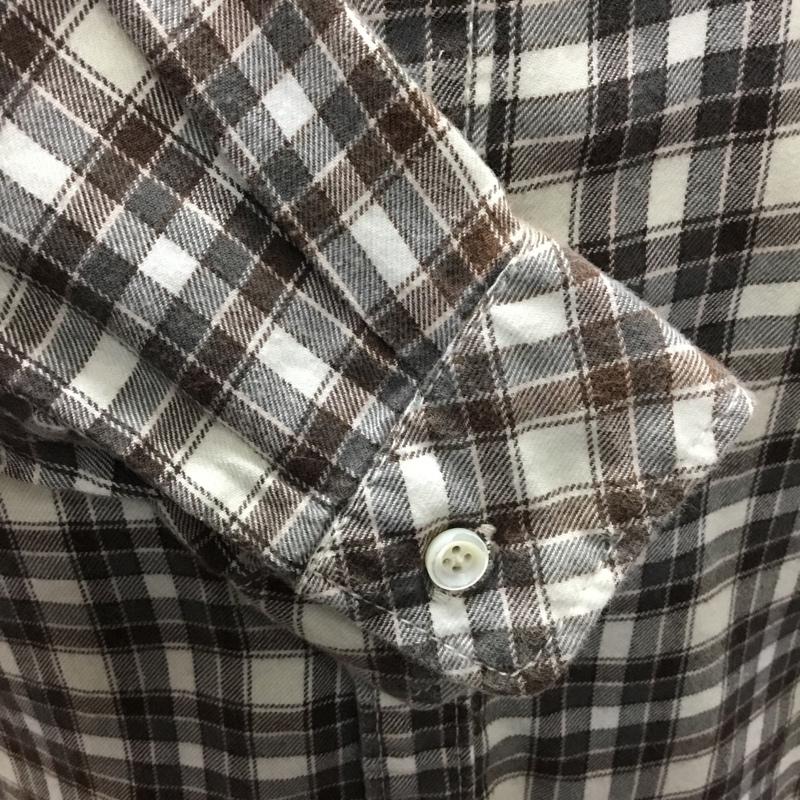 ロンハーマン Ron Herman シャツ、ブラウス 長袖 長袖シャツ カラーシャツ ポケットシャツ 長袖カットソー チェックシャツ S チェック 茶 / ブラウン /  メンズ USED 古着 中古 10117547