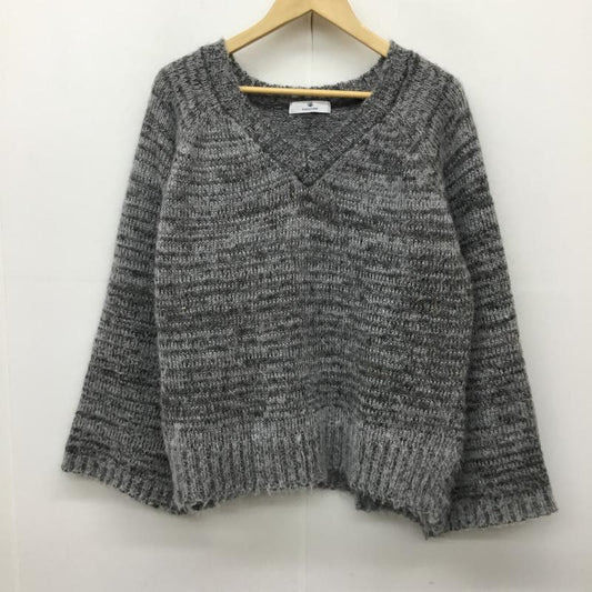 サニーレーベル Sonny Label ニット、セーター 長袖 FREE  灰 / グレー /  レディース USED 古着 中古 10137910