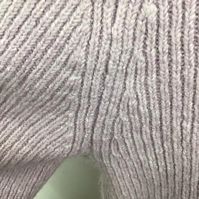 ザラ ZARA ニット、セーター 長袖 5755 340 602 クルーネック L 無地 紫 / パープル /  レディース USED 古着 中古 10119613