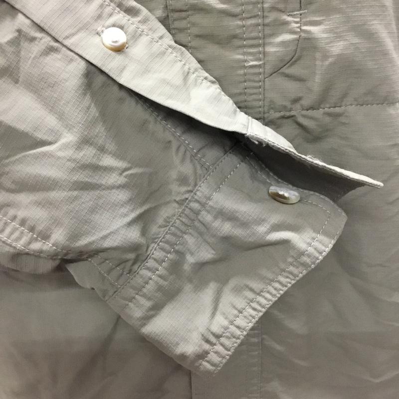 コロンビア Columbia シャツ、ブラウス 長袖 M 無地 カーキ / カーキ /  メンズ USED 古着 中古 10113467