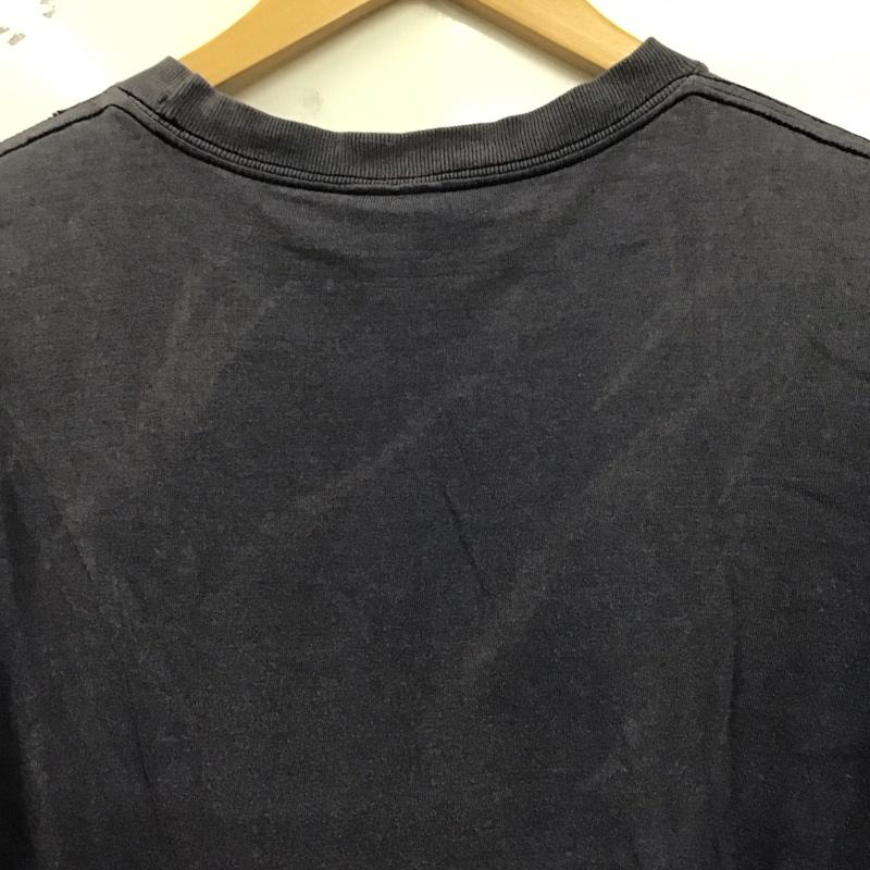 ステューシー STUSSY Tシャツ 半袖 半袖カットソー プリントTシャツ クルーネックカットソー 90s 紺タグ M ロゴ、文字 紺 / ネイビー /  メンズ USED 古着 中古 10129891